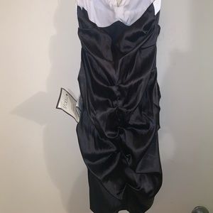 Black and White halter Dress SZ 9